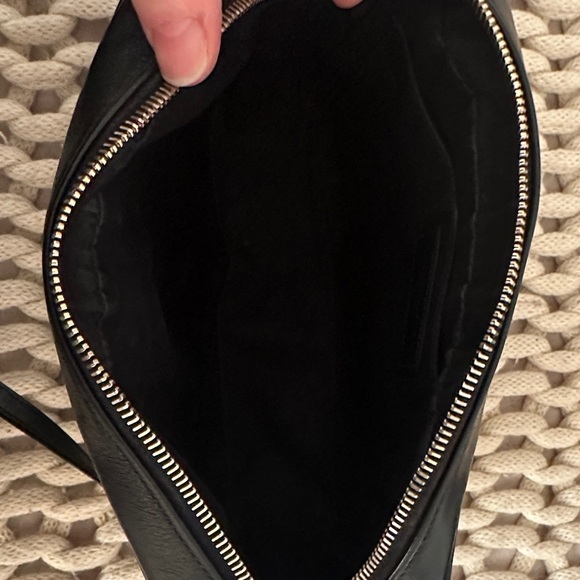 Saint Laurent Black Chevron Quilted Leather Camera Bag and Small Envelope Wallet - Picture 5 of 15